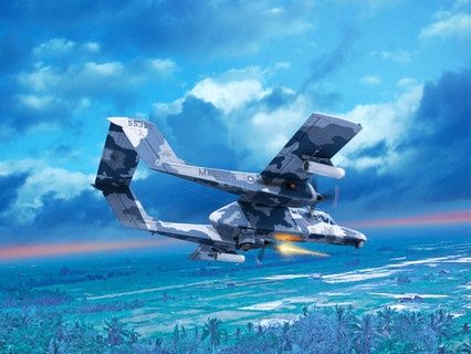 Aircraft ICM 1/48 Bronco OV-10 NOGS, U.S. Attack Aircraft