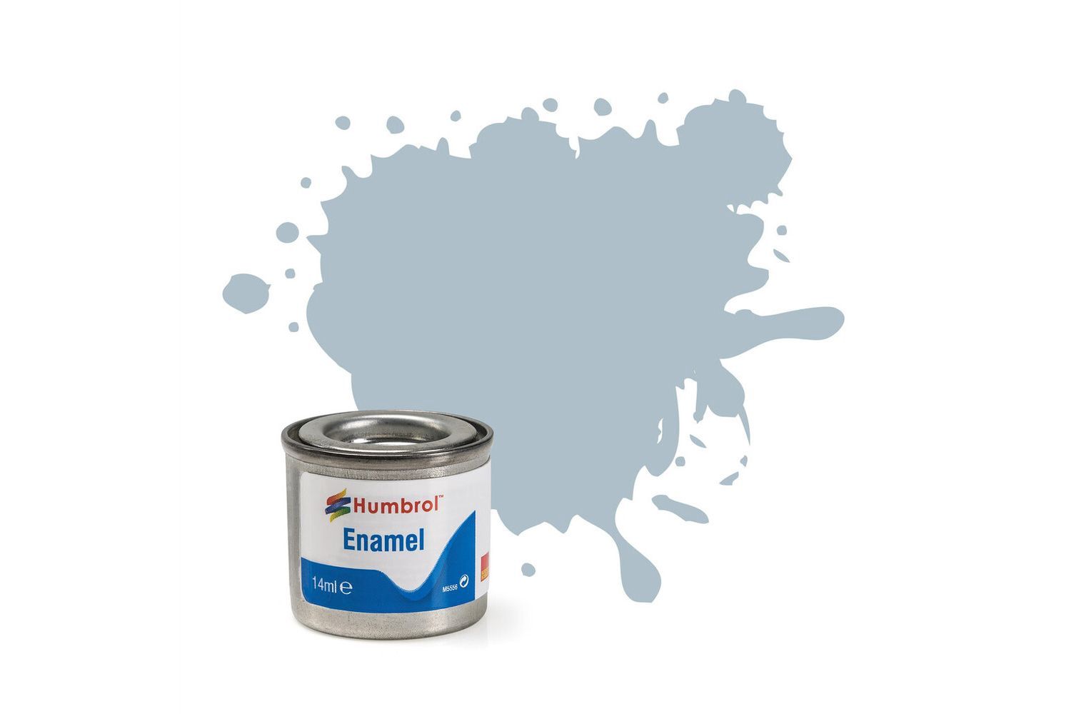 127 US Ghost Grey Satin Enamel 14ml (Discontinued)