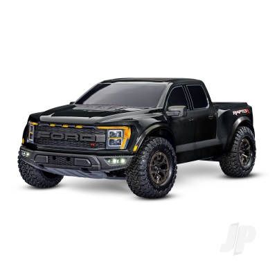 Ford Raptor R 1:10 Pro Scale 4WD Brushless Electric RTD Replica Truck, Black (+ TQi 2-ch, TSM, VXL-3S, Velineon 3500kV, Clipless Body)