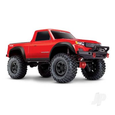TRX-4 Sport 1:10 4X4 Electric All-Terrain Crawler Truck, Red (+ TQ 2-ch, XL-5 HV, Titan 550, Clipless Body)