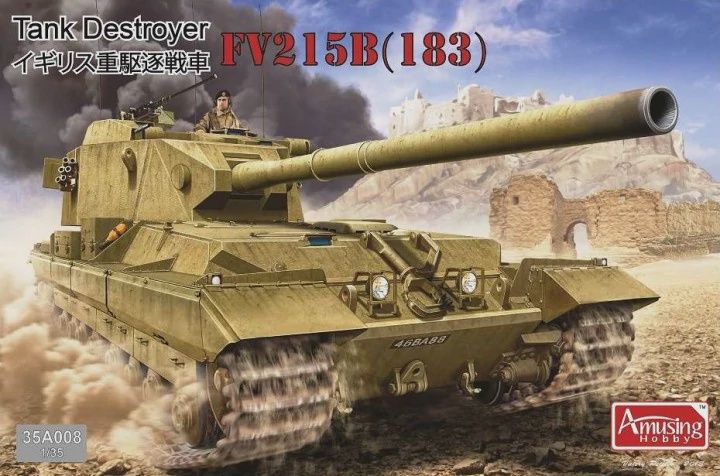 Military Amusing Hobby 1/35 FV215B(183) Death Star British Tank Destroyer