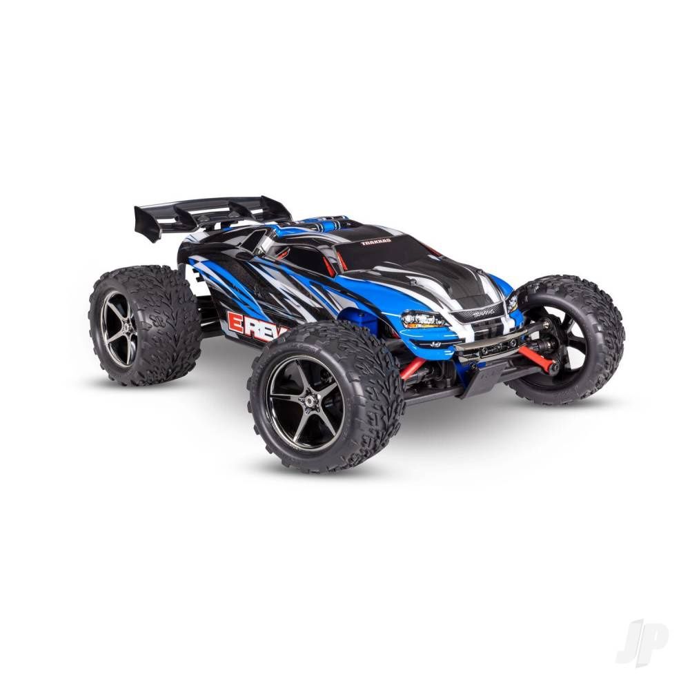 E-Revo 1:16 4X4 Monster Truck, Blue (+ TQ 2-ch, XL-2.5, Titan 550, 6-Cell NiMH, USB-C Charger)