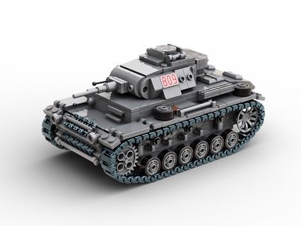 Panzer III (755 Bricks)
