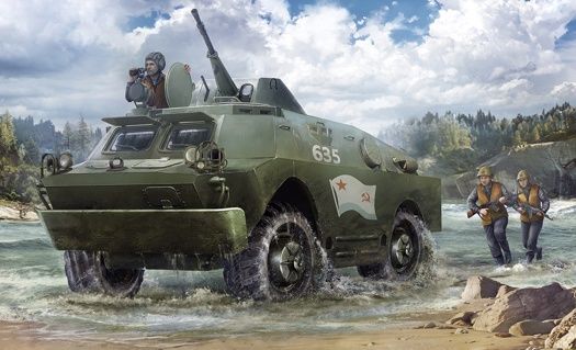 Military Zvezda 1/35 BRDM-2 Soviet Armoured Reconnaissance Vehicle