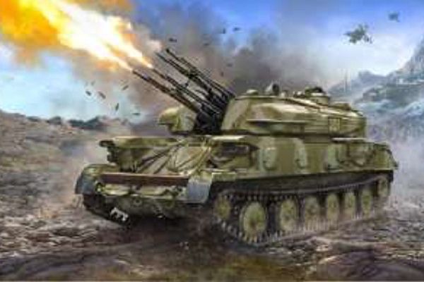 Military Zvezda 1/35 ZSU-23-4M "Shilka" Soviet Self-Propelled Anti-Aircraft Gun