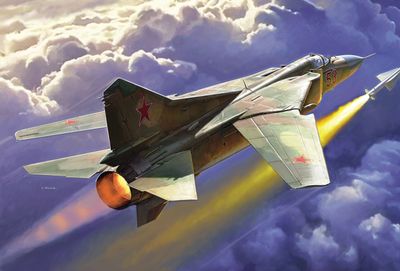 Aircraft Zvezda 1/72 Mig-23MF Soviet Interceptor RR
