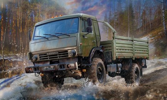 Military Zvezda 1/35 K-4350 Russian 2-Axle Military Truck