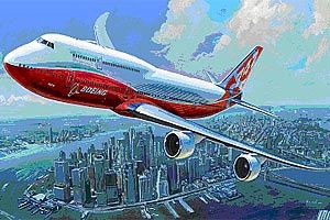Aircraft Zvezda 1/144 Boeing 747-8