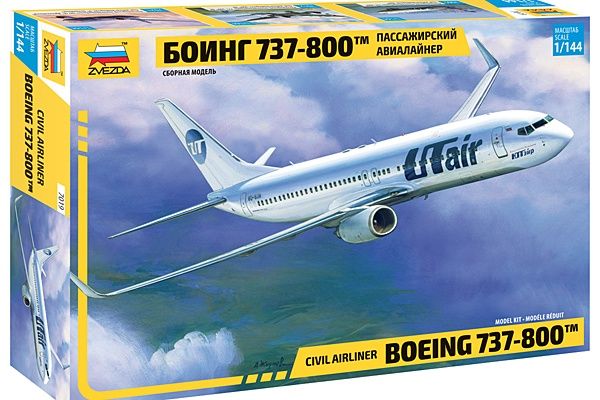 Aircraft Zvezda 1/144 Boeing 737-800