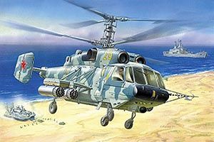 Aircraft Zvezda 1/72 Kamov KA-29 Russian Marine Support Helicopter