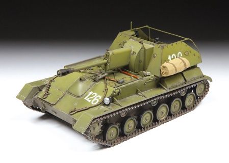 Military Zvezda 1/35 SU-76 Soviet Self Propelled Gun