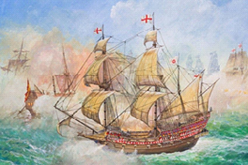 Ship Zvezda 1/350 HMS Revenge