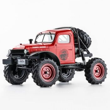 FCX 1/24TH POWER WAGON SCALER RTR - RED