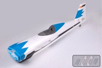 FMS 1.3M EDGE FUSELAGE W/ RUDDER INSTALLED