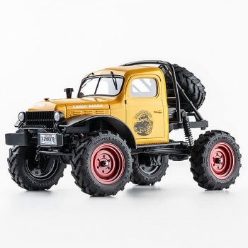 FCX 1/24TH POWER WAGON SCALER RTR - YELLOW