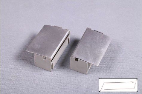 FMS T28 TROJAN (1.4M) MAIN LANDING GEAR COVER SET -SILVER