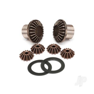 Gear Set, Differential (output gears (2 pcs) / spider gears (4 pcs) / 16x23.5x.5mm TW (2 pcs))