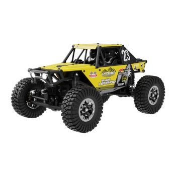 UCX24 SNOW LEOPARD 1/24 CRAWLER RTR B/LESS 4WS YELLOW