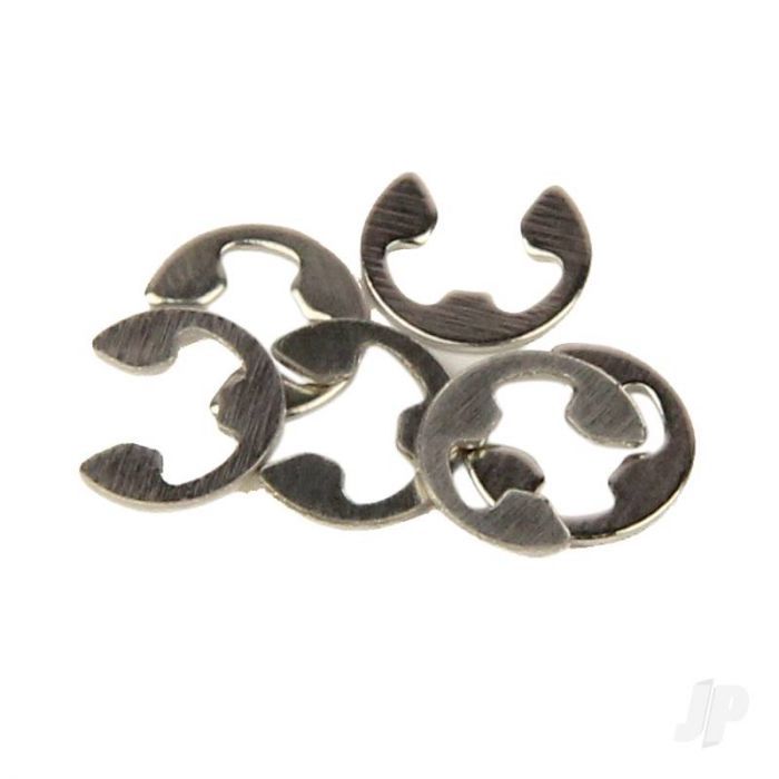 E-Clip 2.5mm (Outer Diameter) (6 pcs) (Karoo)