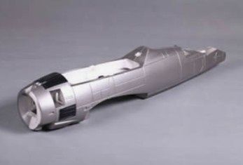 FMS T28 TROJAN (1.4M) FUSELAGE - SILVER