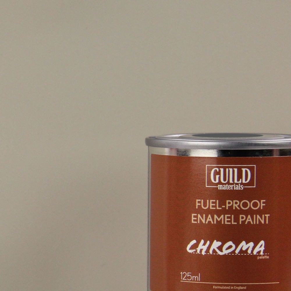 Chroma Enamel Fuelproof Paint Matt Light Grey (125ml Tin)