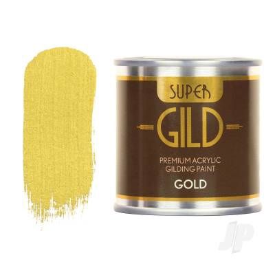 GILD Acrylic Gilding Enamel Paint, Gold (125ml Tin)