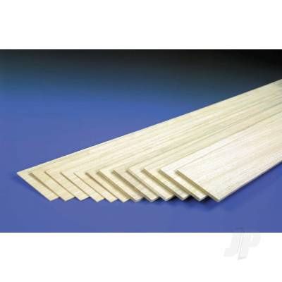 1/8 x 3in Sheet Obeche (36in long)