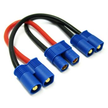 EC3 Battery Harness For 2 Packs in Series Adapter