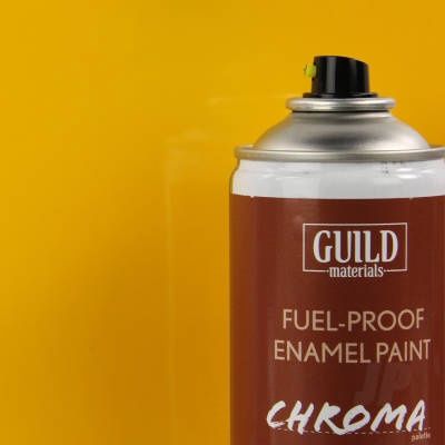 Gloss Enamel Fuel-Proof Paint Chroma Cub Yellow (400ml Aerosol)