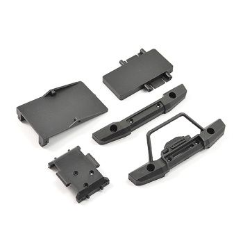 FTX MINI OUTBACK 2.0 FR/RR BUMPERS &amp; ELECTRONICS MOUNTS
