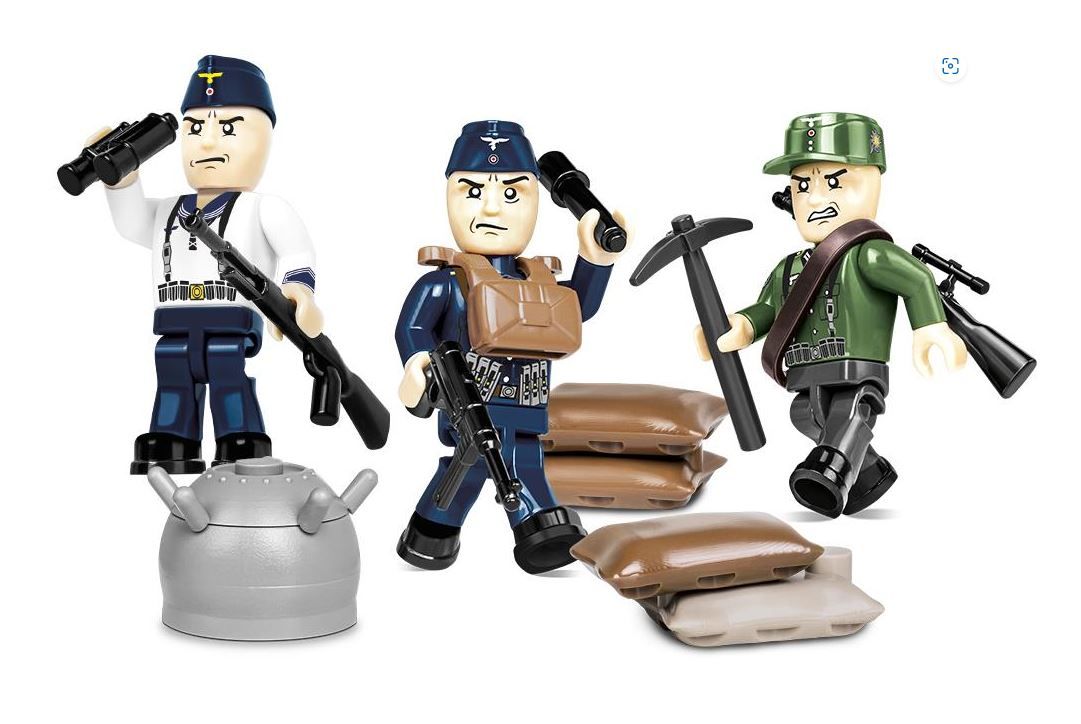 Military Cobi 1/35 Germans Narvik WW2 3 Troops (1/35)