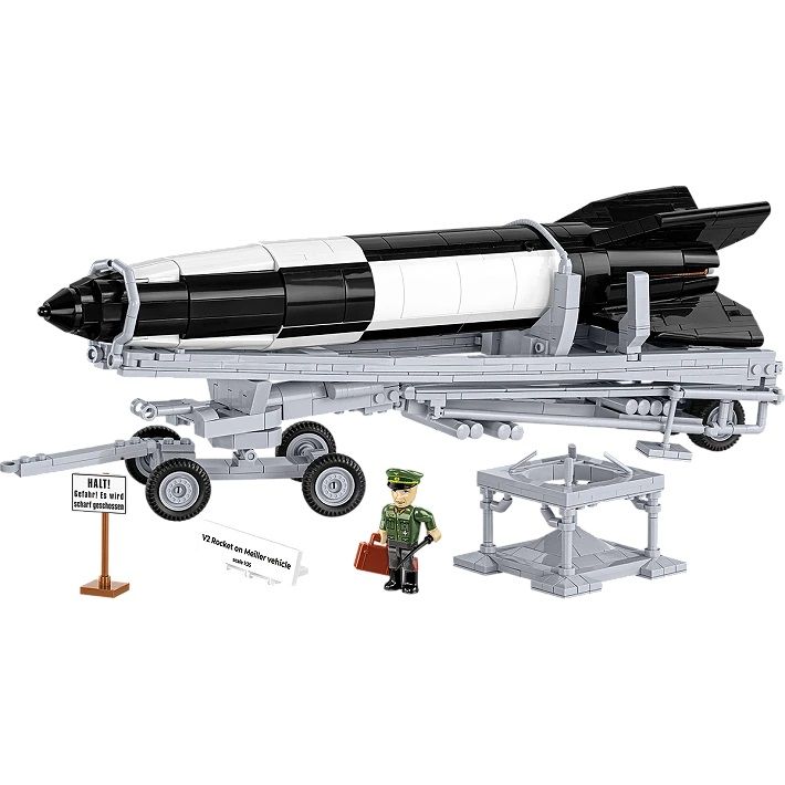 Military Cobi 1/35 V2 Rocket and Transporter Executive Edition
