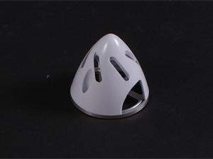 Gemfan Airflow Aluminium Backplate Spinner 63mm White