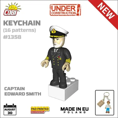 Ship Cobi 1/35 Captain E Smith Figure Keyring (1/35)