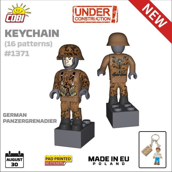 Military Cobi 1/35 German Panzergrenadier Figure Keyring (1/35)