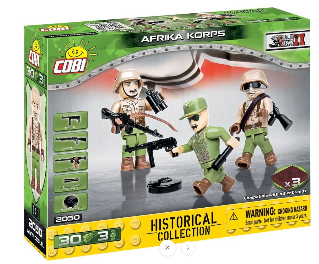 Military Cobi 1/35 Afrika Korps 3 Troops (1/35)
