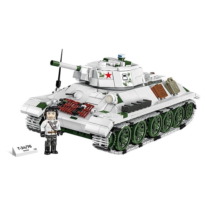 Military Cobi 1/28 T-34/76 Mod 1941/1942 2-in-1