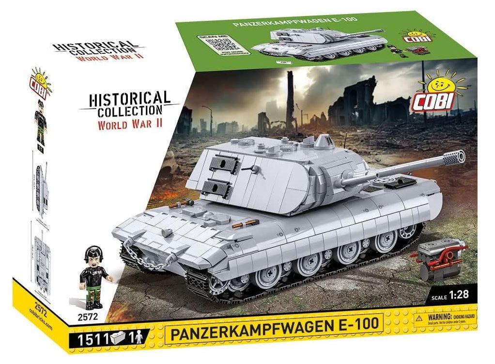 Military Cobi 1/28 Panzerkampfwagen E100 Heavy Tank (1/28)