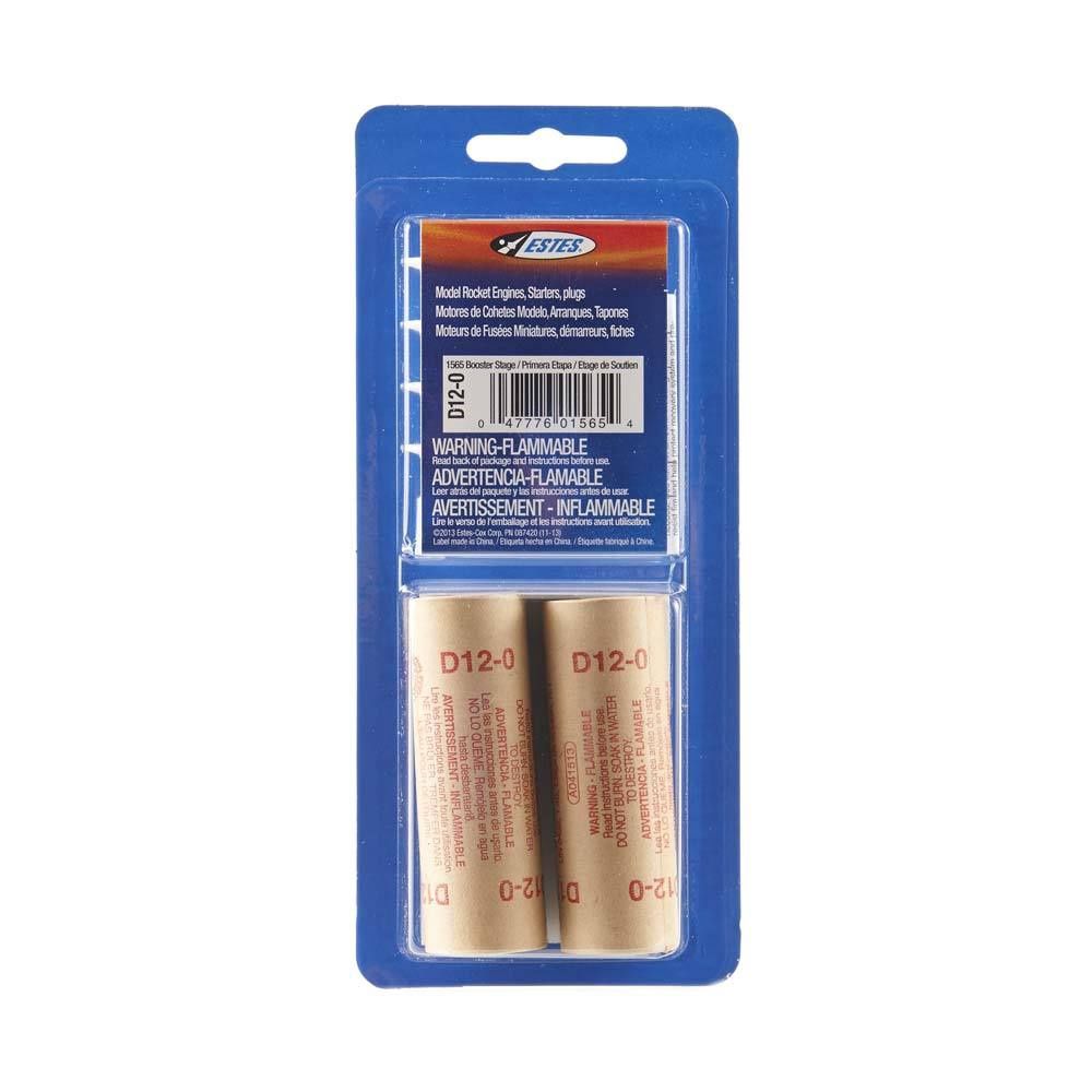 Estes D12-0 Rocket Motors (Pk2)