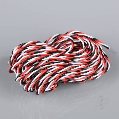 Futaba HD Twisted Servo Cable (without Connector) 10m
