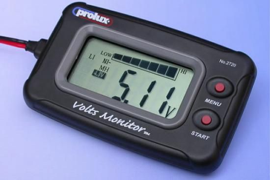 Prolux DC 3.7-20V LCD Voltmeter (LIPO/NIMH)