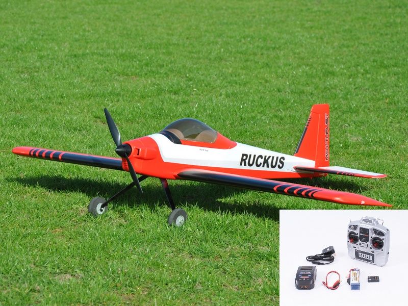 Max-Thrust Ruckus RTF - Red (2.4GHZ Radio And 11.1v Battery)