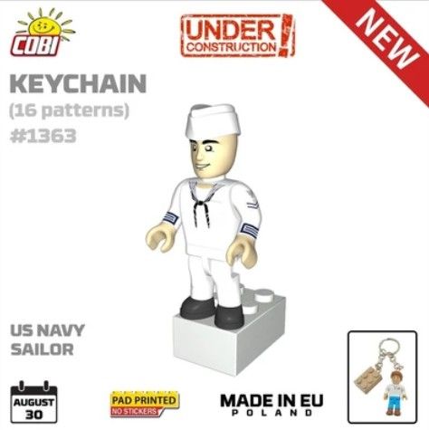 Ship Cobi 1/35 US Navy Sailor Figure Keyring (1/35)