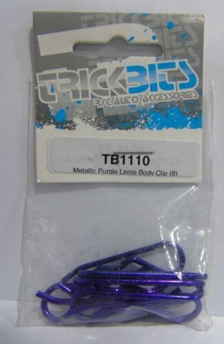 Large purple body clips