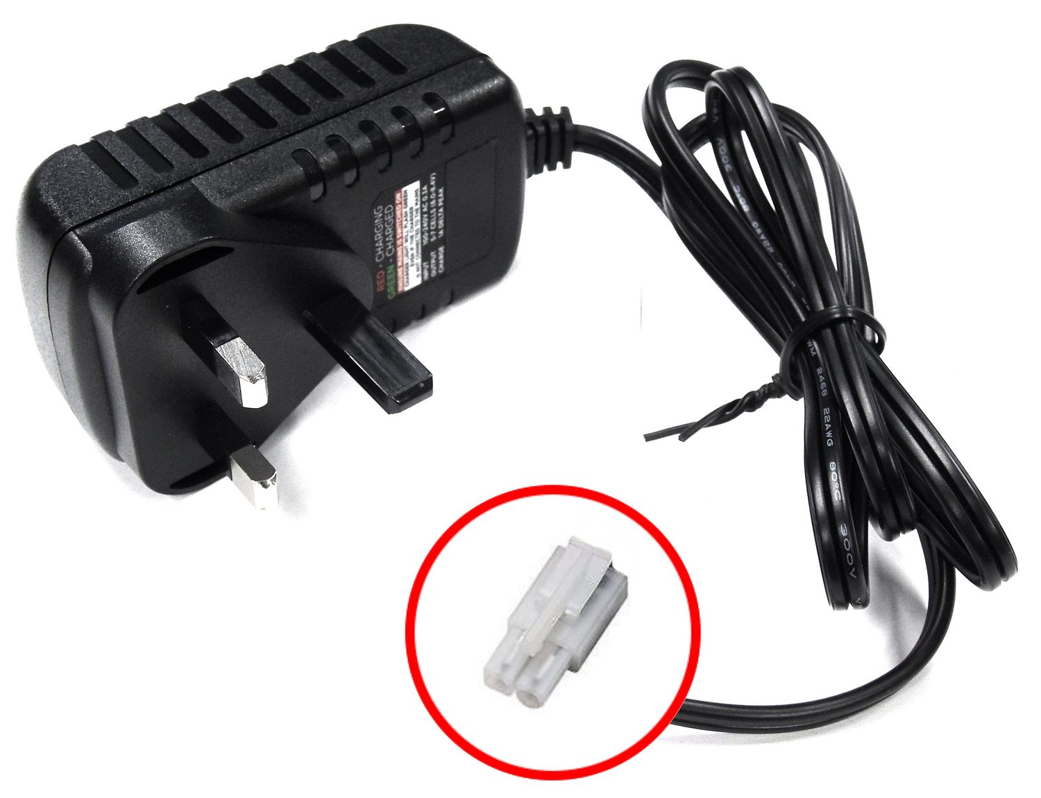 1A NiMH Battery Charger 8.4v (Tamiya Plug)