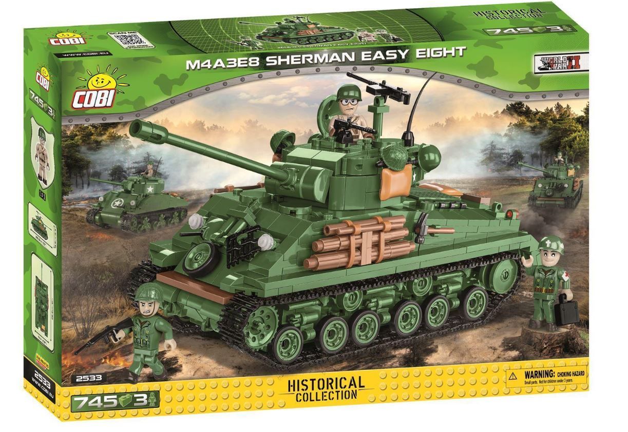 Military Cobi 1/35 Sherman M4A3E8 Easy Eight (1/35)