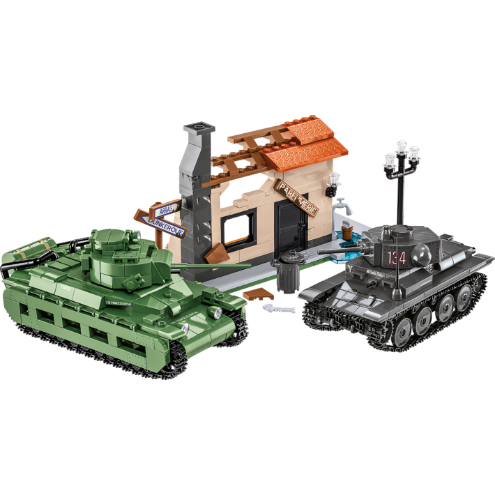 Military Cobi 1/35 Battle of Arras 1940 Matilda II vs Panzer 38(t) (1/35)