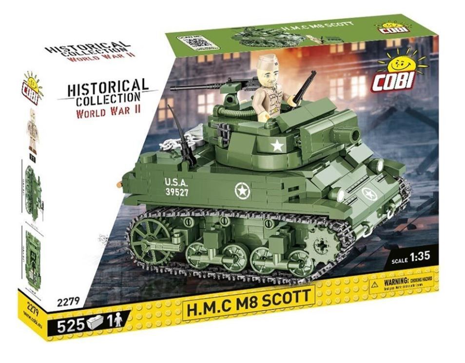Military Cobi 1/35 Historical Collection WWII H.M.C M8 Scott (1/35)