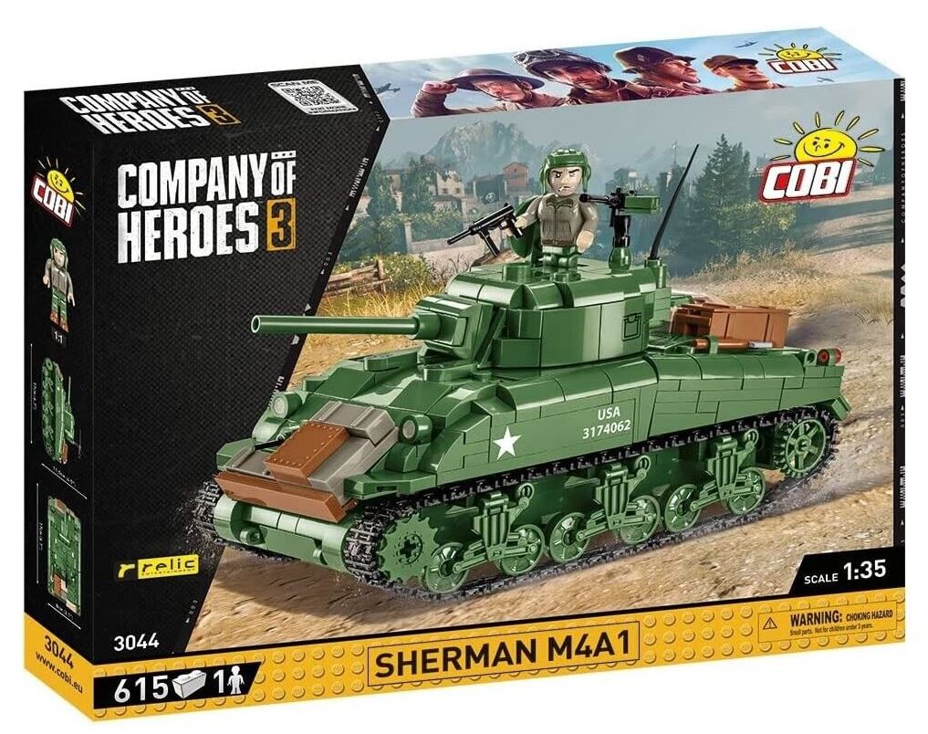 Military Cobi 1/35 Company Of Heroes 3 Sherman M4 A1 (1/35)