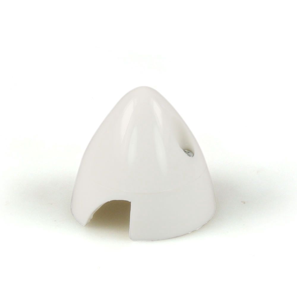 1 1/2in (37mm) White Nylon Spinner